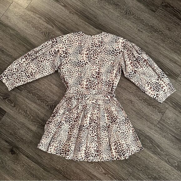 Sea New York Calla Cheetah L-S Belted Tunic Dress - Picture 10 of 10